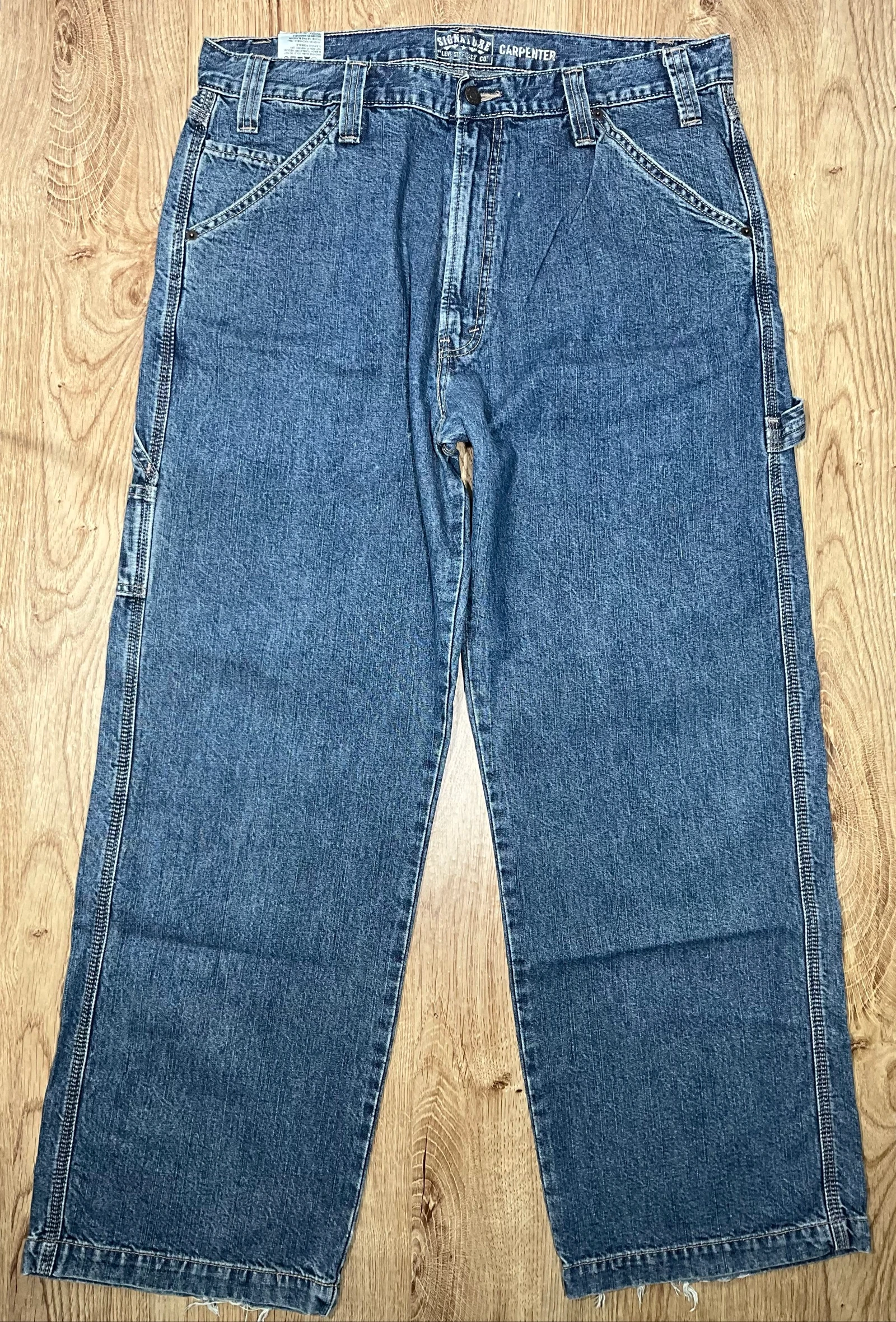 Jean Levi's Signature Carpenter W36 L30 Workwear 100% Coton Bleu – photo 2